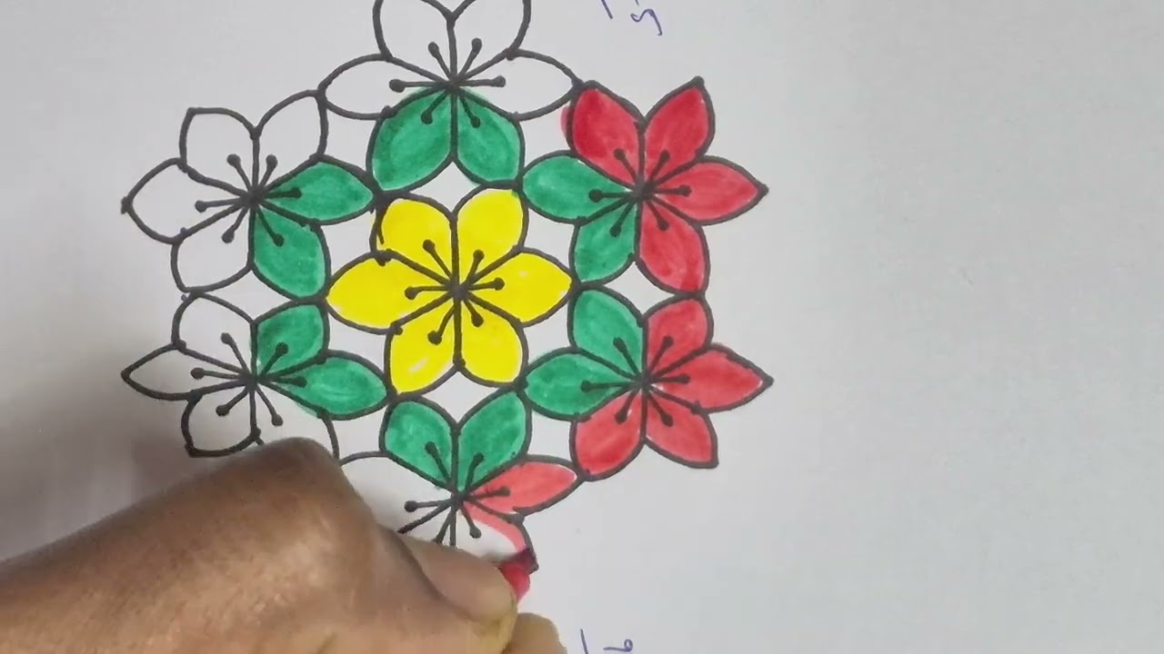 9-5 Dot's Daily Rangoli