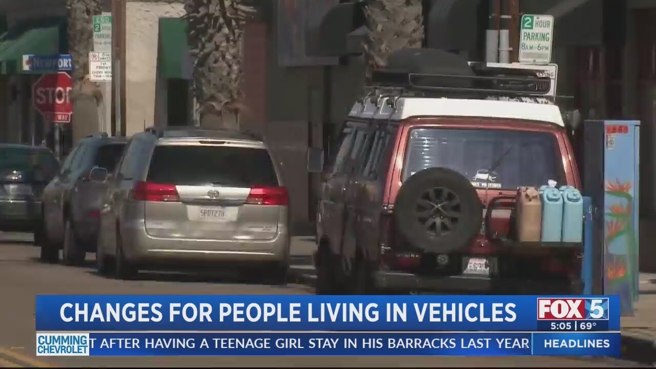 Changes for people living in vehicles