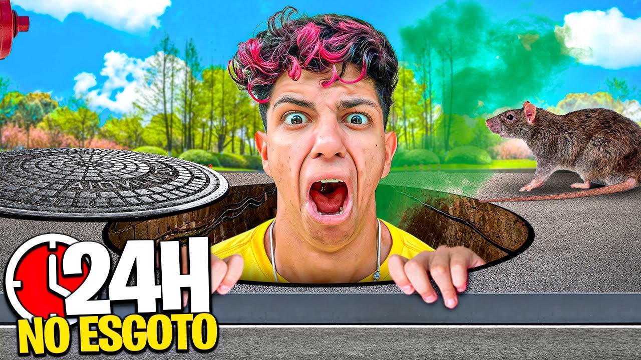 MOREI NO ESGOTO POR 24 HORAS *Sobrevivi ?