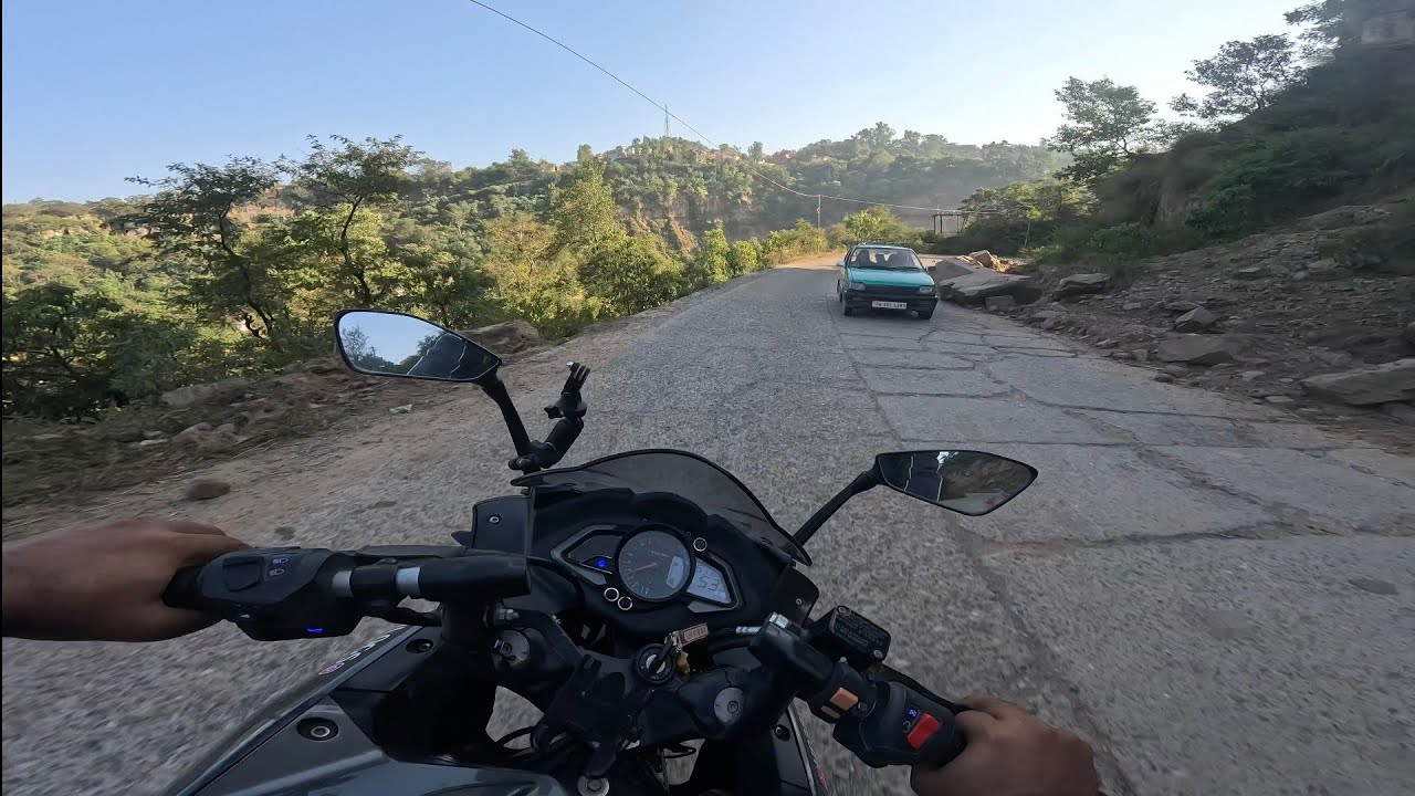 🔥2025 Pulsar RS 200 Dangerous Mountain Road Ride – POV Moto Adventure!