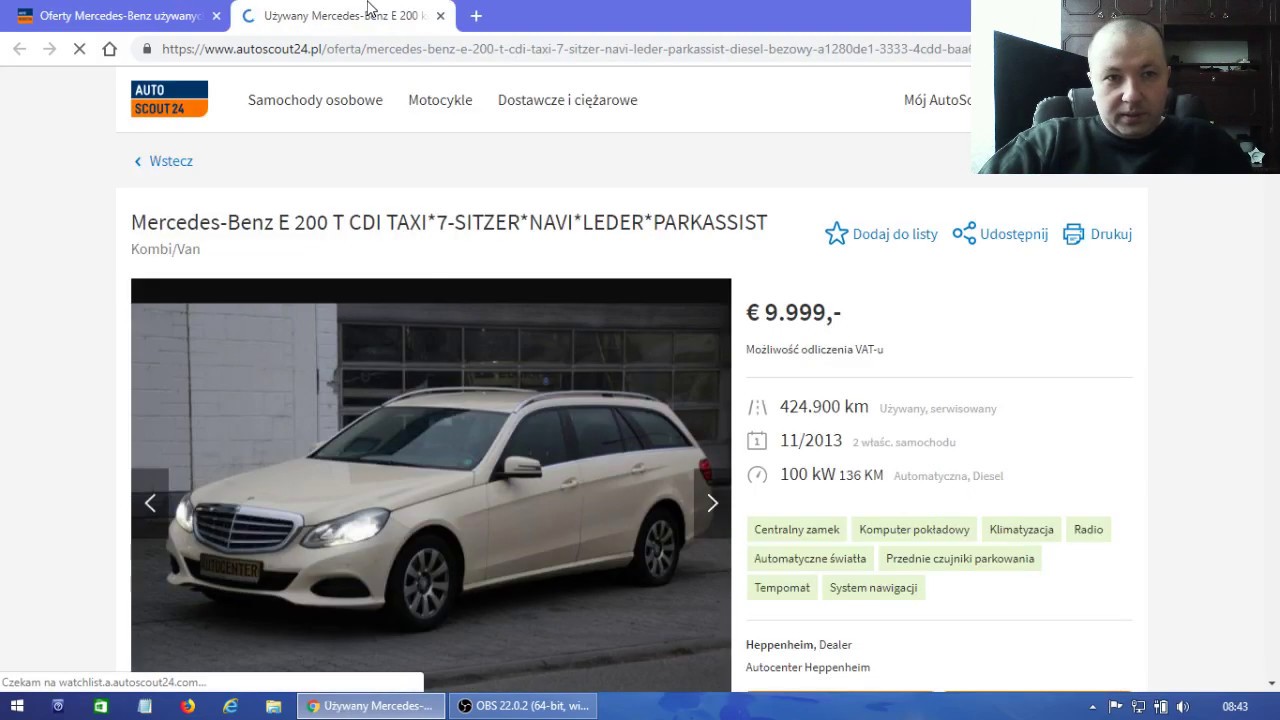 Auta z Niemiec? Ile kosztuje Taxi Mercedes z Niemiec? #AutoKrytyk