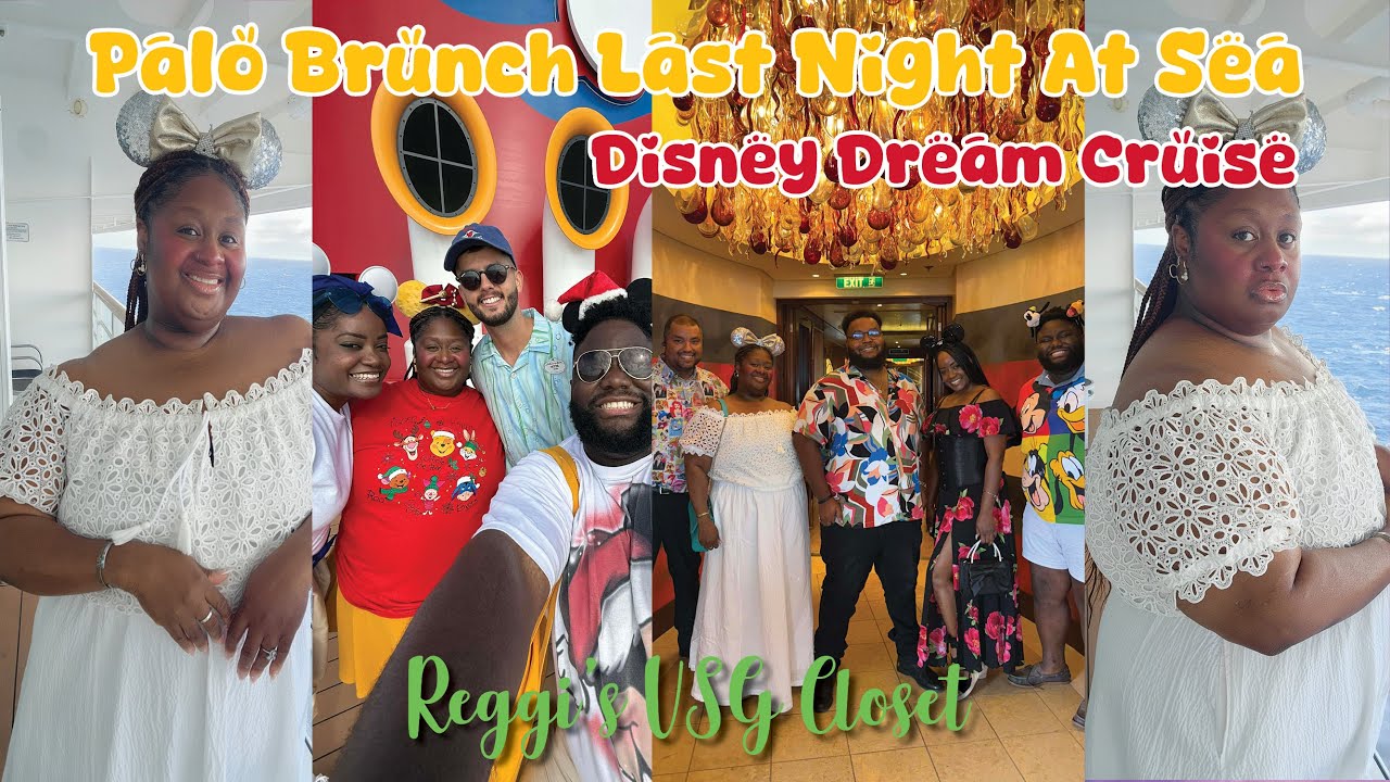 Бранч в ресторане Palo на борту лайнера Disney Dream | Финал круиза | Reggisvsgcloset