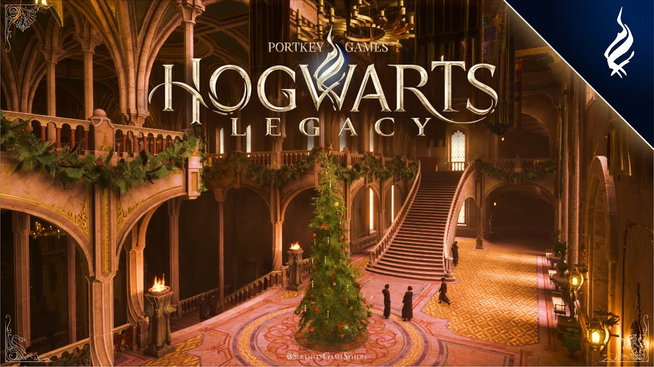 Christmas in Hogwarts Legacy 🔮 Relaxing Harry Potter Christmas Ambience & Music