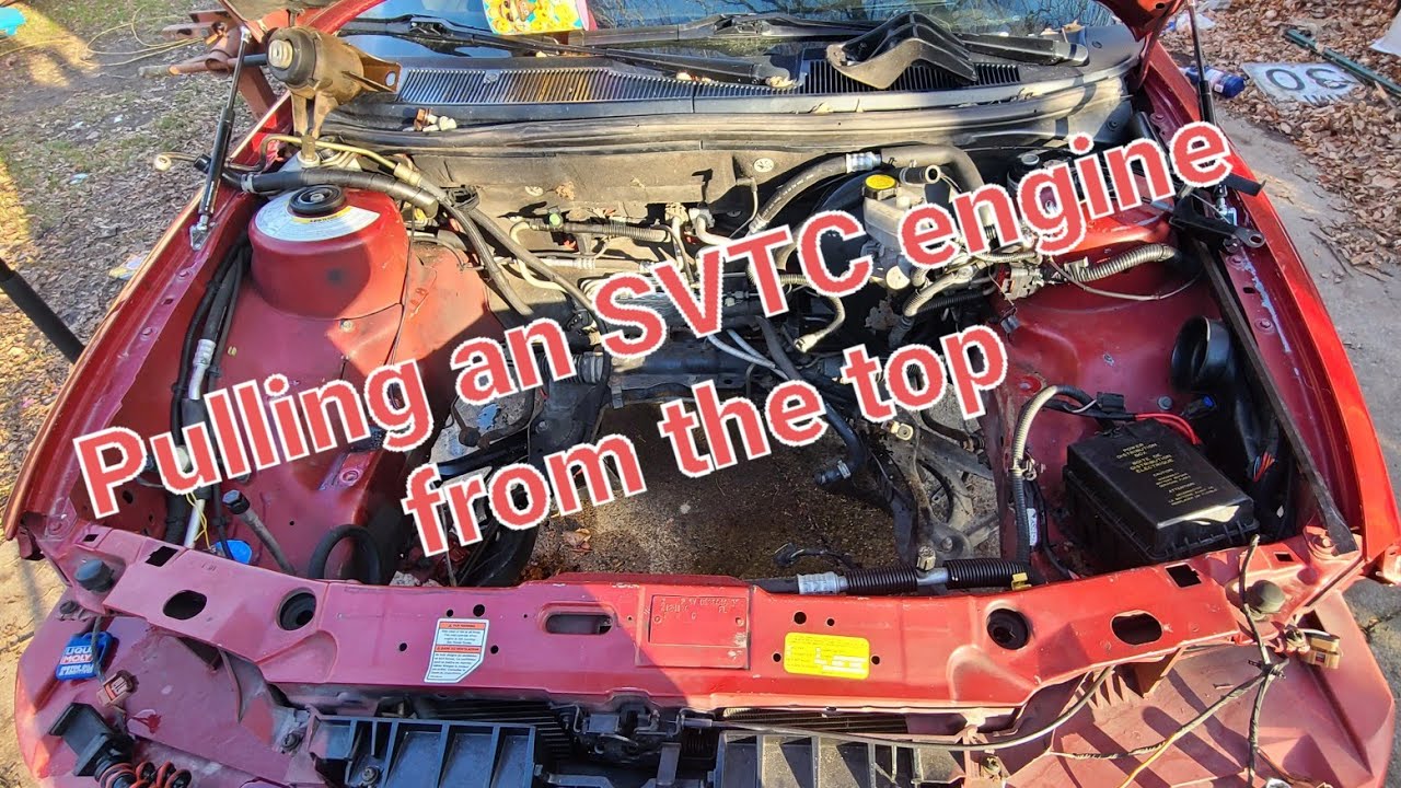 How to Remove a Ford Contour/ Mercury Cougar/Mystique Engine from the Top