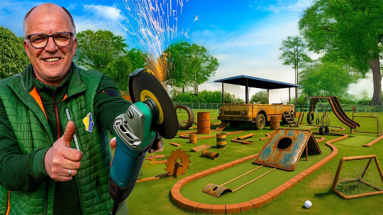 Udo baut den ersten Fußball - Golfplatz aus Schrott - in Ostfriesland I Udo & Wilke