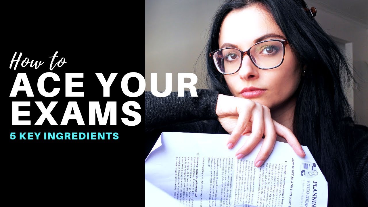 HOW TO GET AN A ON YOUR NEXT EXAM // How to ace your exams