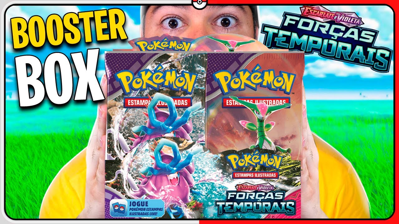 BOOSTER BOX de FORÇAS TEMPORAIS tem com CARTAS ULTRA RARAS no Pokémon TCG