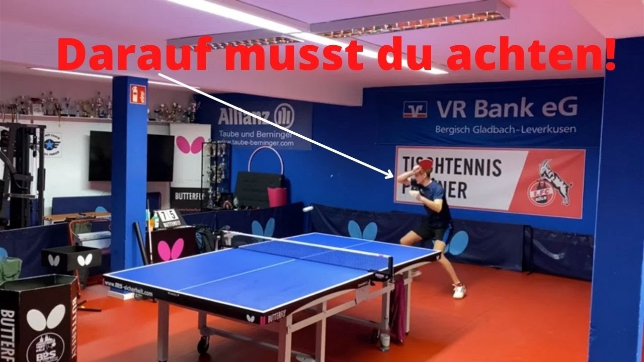 Diese 3 Übungen muss jeder Tischtennisspieler kennen! Mit Slow Motion & Voice-Over erklärt 🏓💪🏻