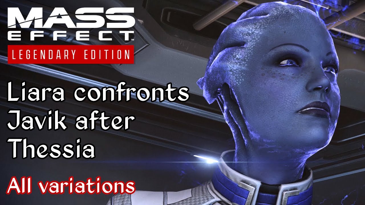 Mass Effect 3 - Liara confronting Javik after Thessia - All variations