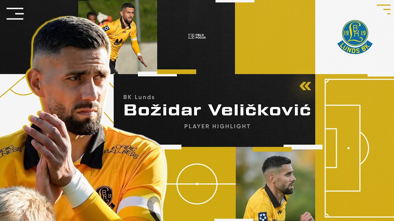 Božidar Veličković ׀ BK Lunds ׀ LB, CB ׀ Highlights 2025