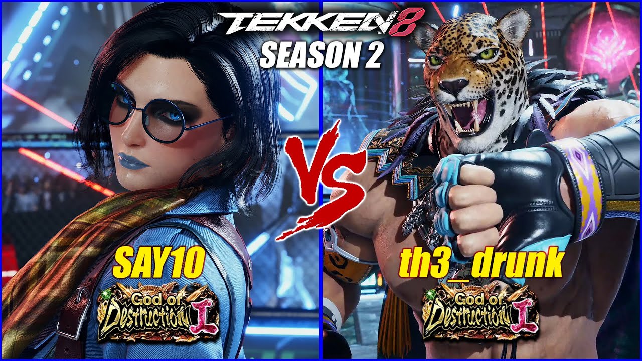 TEKKEN 8 • Nina (SAY10) vs King (th3_drunk) • Gameplay [ SEASON 2 ] Online Rank Match