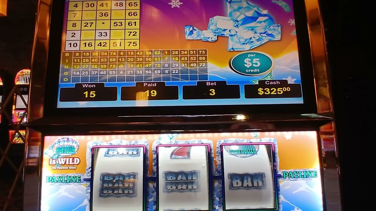 POLAR HIGH ROLLER $5 DENOM MAX BET PLAY
