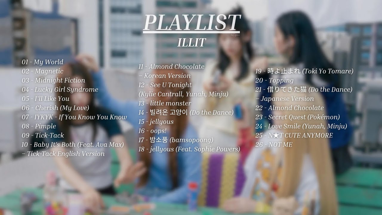 ILLIT - (All Songs Playlist) ⋆𐙚₊˚⊹♡
