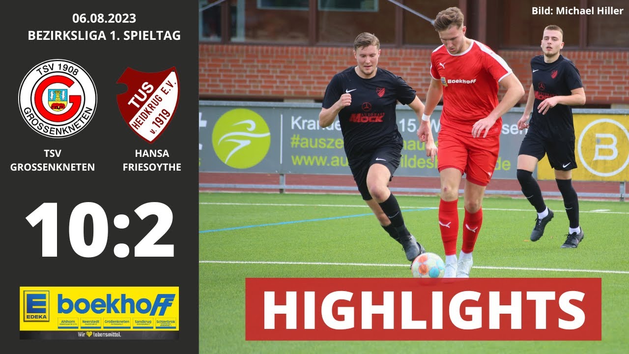 HIGHLIGHTS BEZIRKSLIGA | TSV GROSSENKNETEN - TUS HEIDKRUG (06.08.2023)