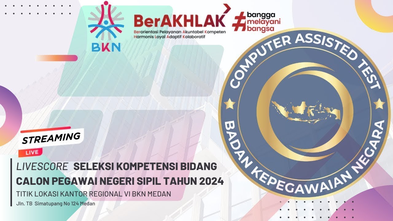 Livescore Seleksi Kompetensi Bidang CPNS (19 Desember 2024, Sesi III) - Tilok Kantor Regional VI BKN