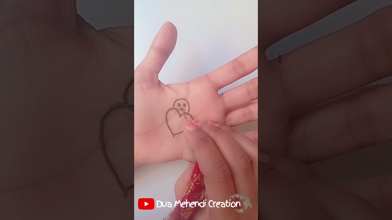 M letter mehndi tattoo design ❤️💐| 