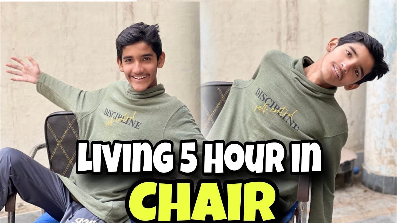 LIVING 5 HOURS ON CHAIR CHALLENGE🥺