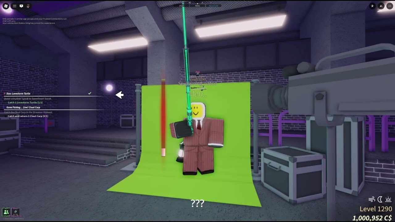First video on the new twitch update in Fisch