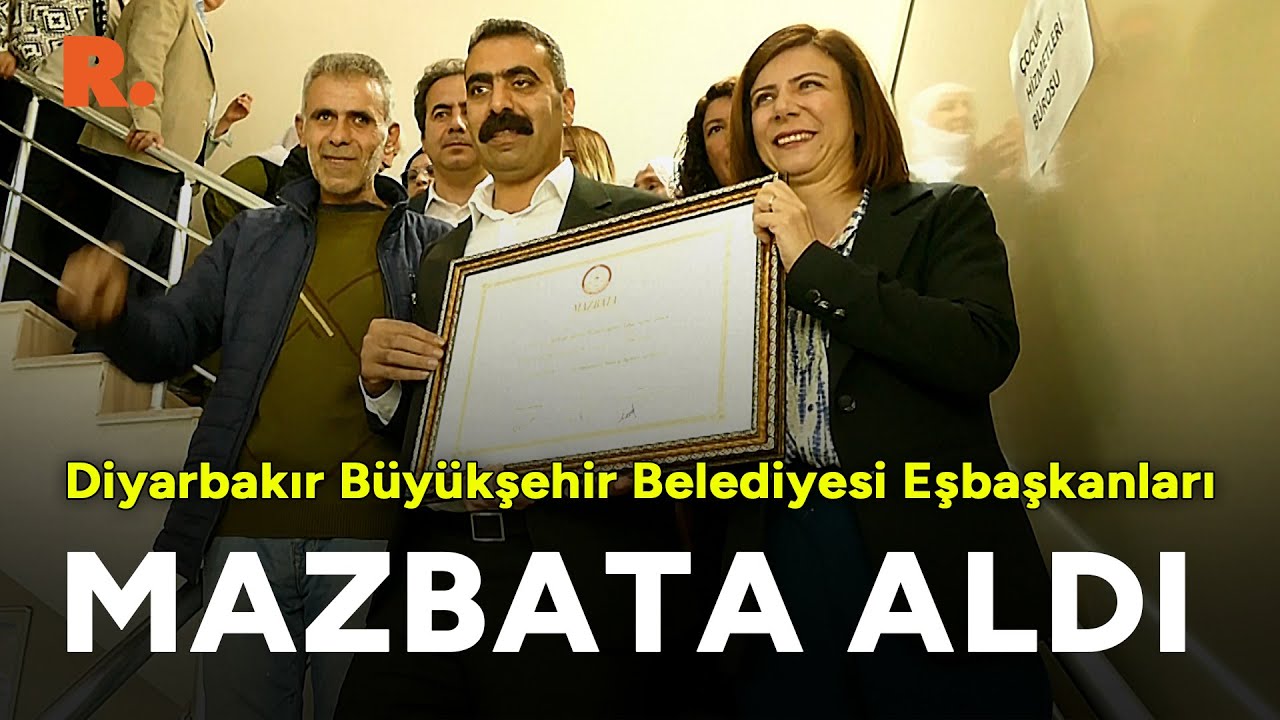 Diyarbakır Büyükşehir Belediyesi Eşbaşkanları mazbata aldı