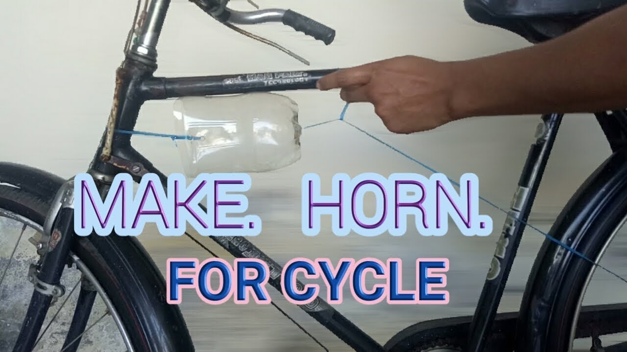 HOW TO MAKE HORNS FOR CYCLE  \ DIY HORNS FOR CYCLE