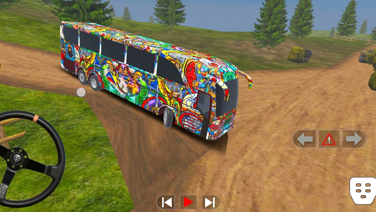 Coach Bus Simulator India Off Road Driving Bus Game Simulator 2025 Gameplay Video Part #447