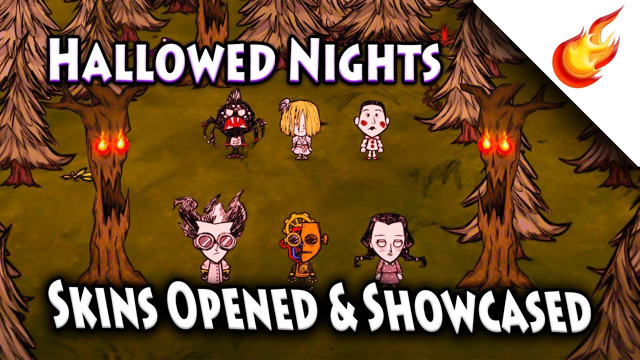 ALL HALLOWED NIGHTS SURVIVOR SKINS | Opended & Showcased | Don't Starve Together