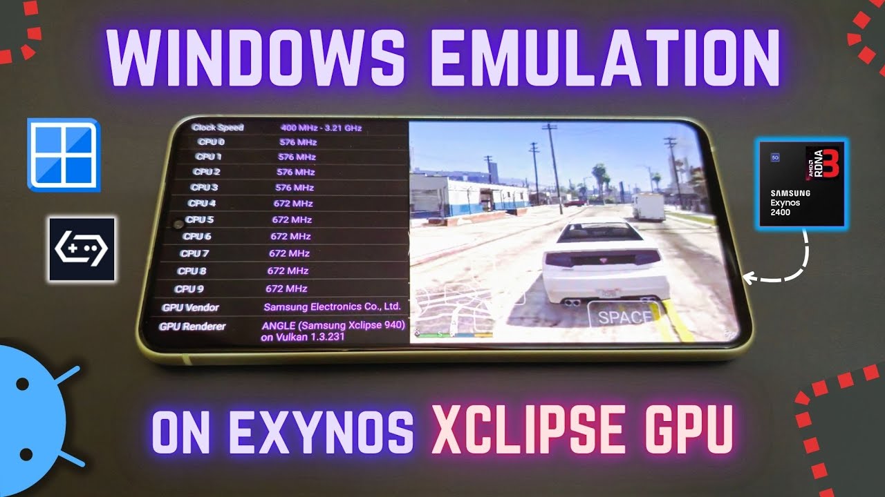 Winlator v10 On Samsung Exynos Xclipse RDNA GPU ⚠️ Best Settings!