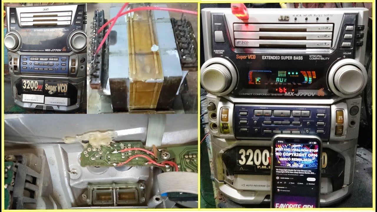 JVC Component Restoration & Bluetooth Conversion