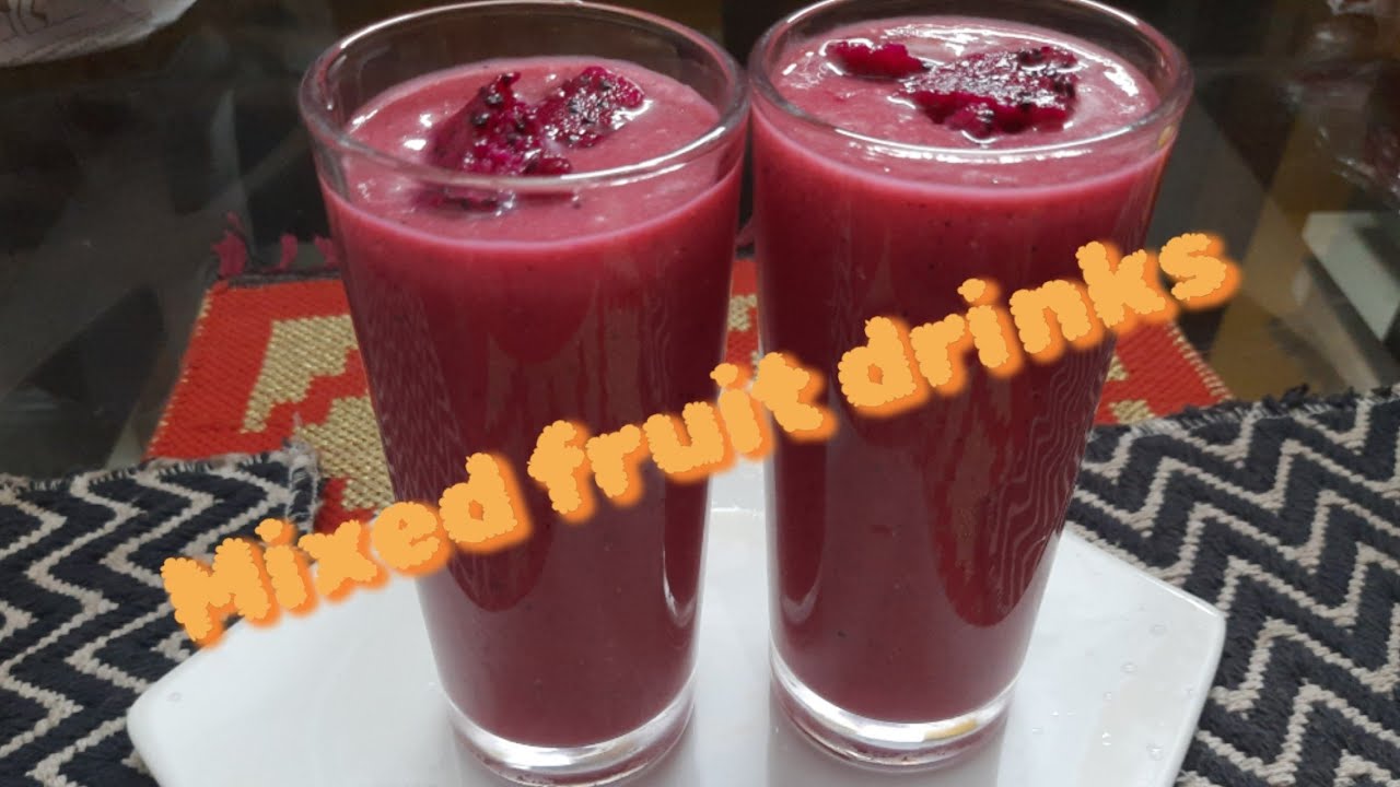 mixed fruit drinks | Mishus Vlog & Cook|