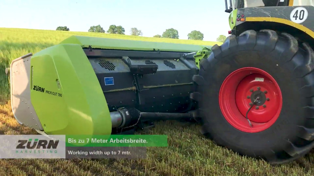 ZÜRN PROFI CUT 700: Das Biomasse-Direktschneidwerk für den Claas Jaguar Feldhäcksler