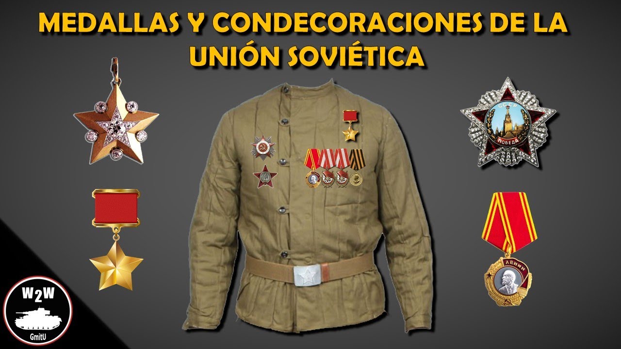 Medallas y Condecoraciones de la Unión Soviética - Segunda Guerra Mundial