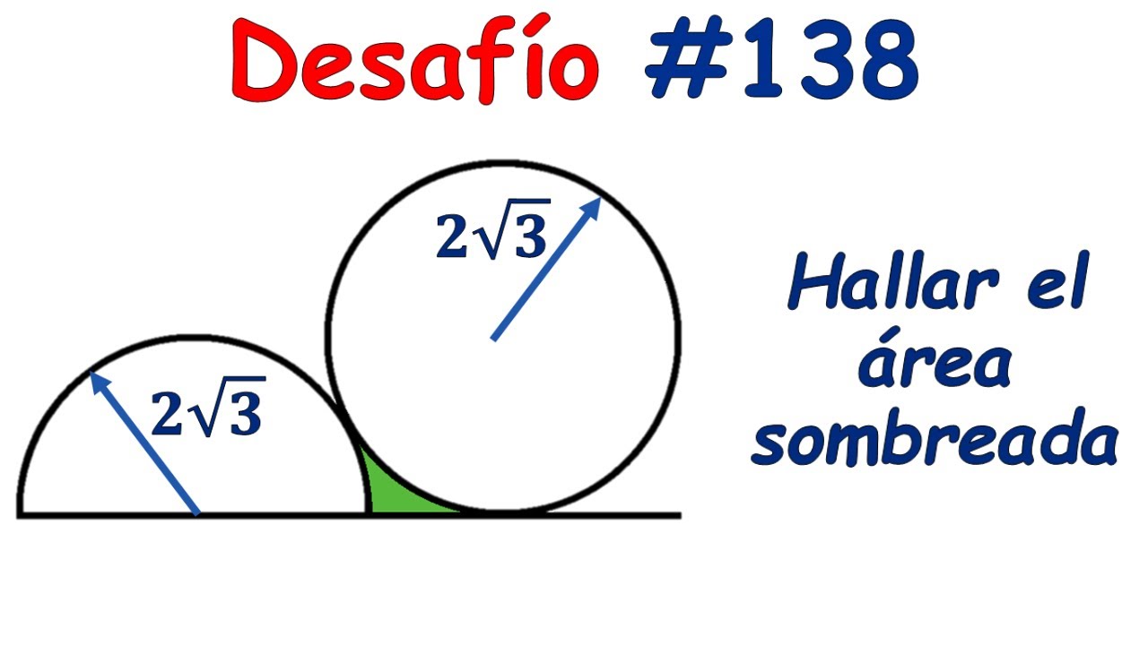 ¡¡ Impresionante Desafío de Áreas Sombreadas !! ¿ Sabrías solucionarlo ?