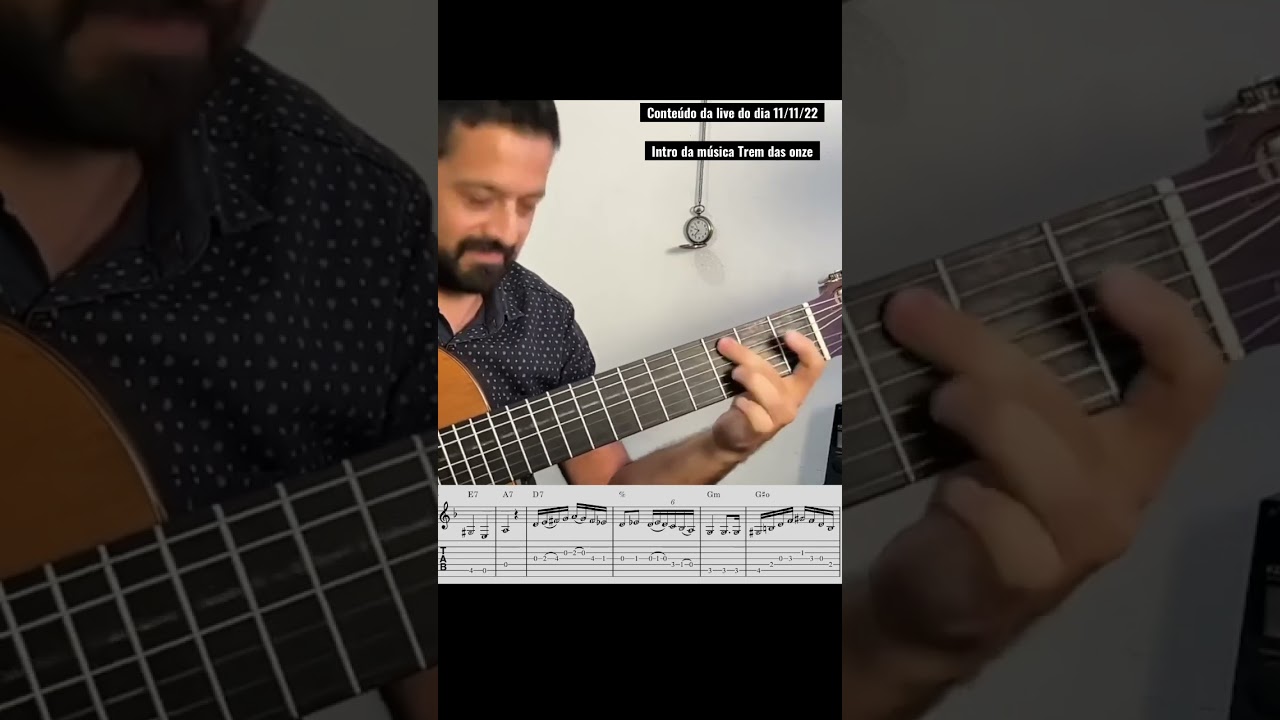 Baixarias Trem das onze - Introdu&ccedil;&atilde;o - 6 e 7 cordas