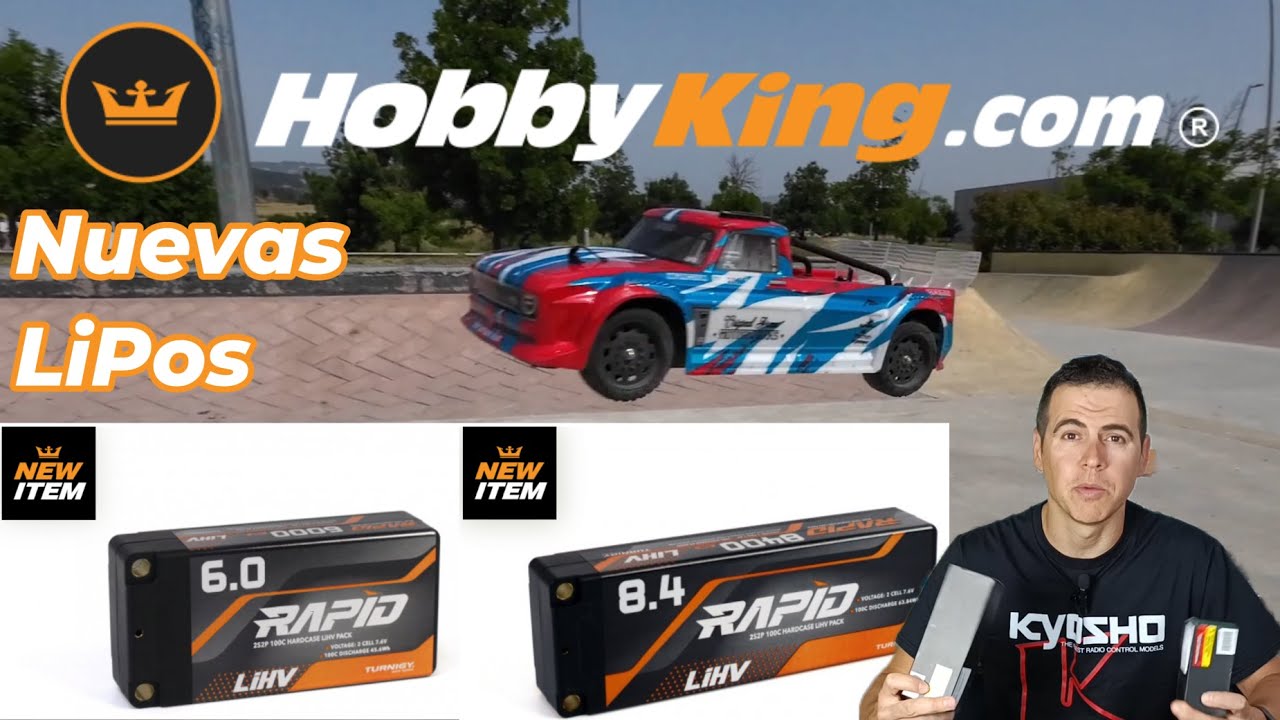 ¡Las mejores baterías para tú coche! 😍 Turnigy Rapid 🤩 de HobbyKing 😉