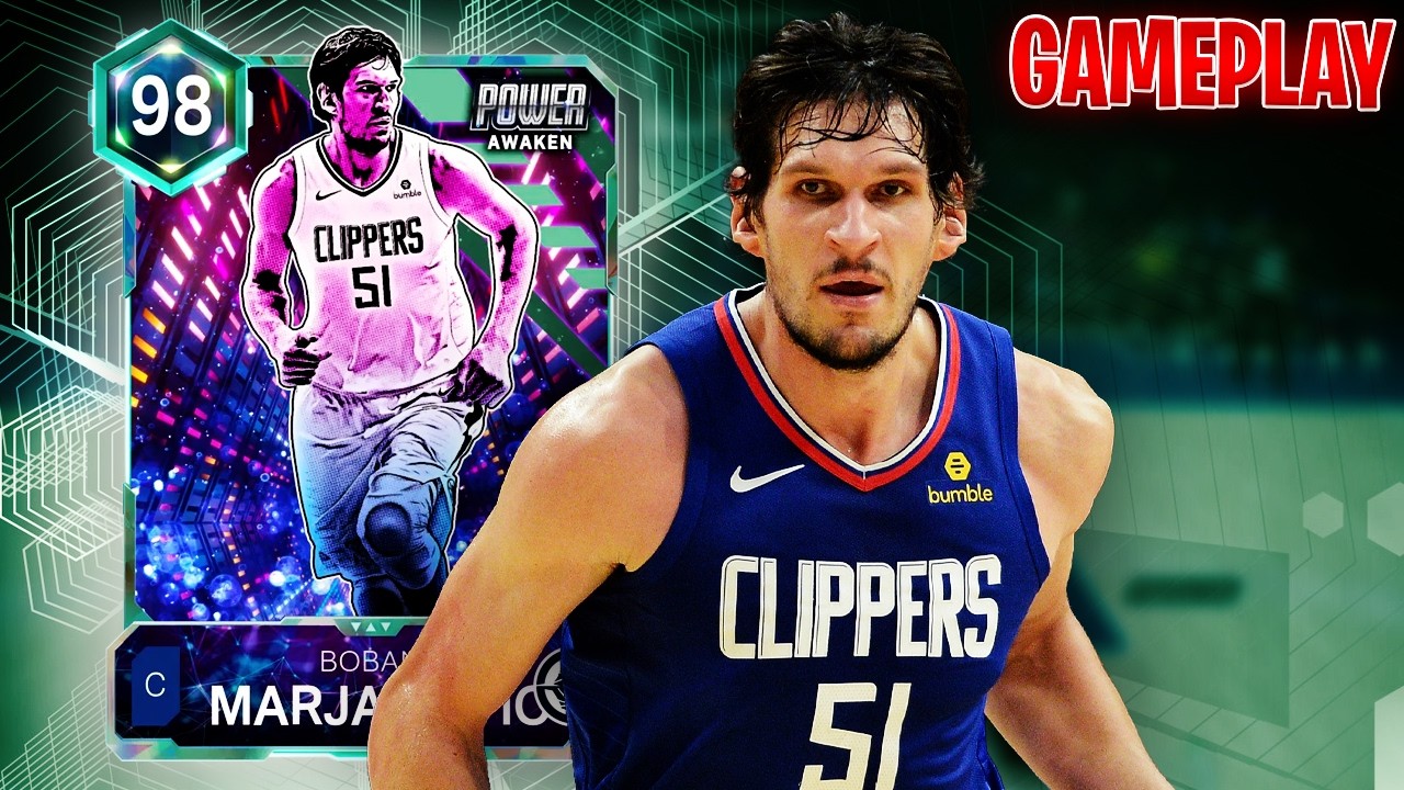 GALAXY OPAL Бобан Марьянович &mdash; это глючный центровой ростом 224 см в режиме MyTEAM в NBA 2K26!