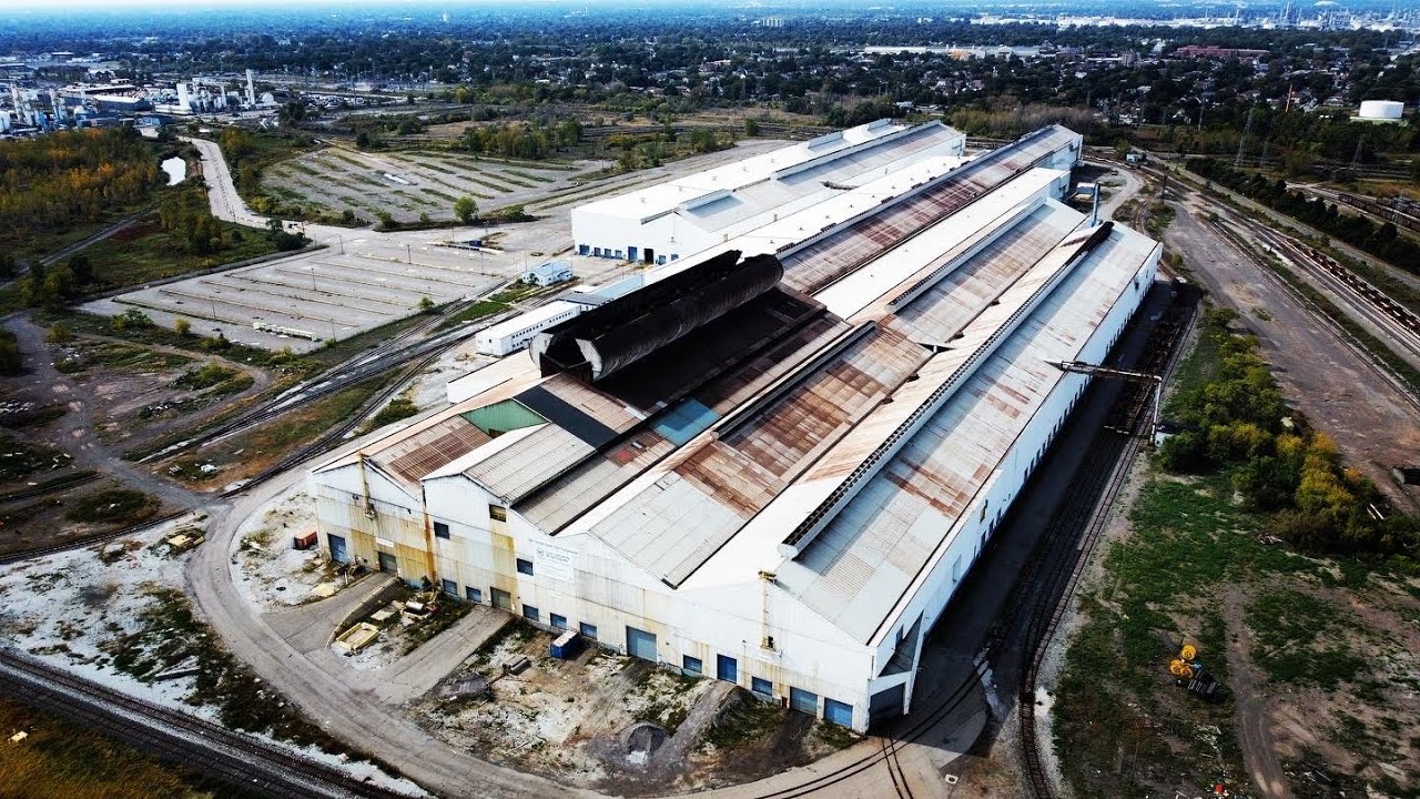 Environments: Ecorse Industrial District: Drone Footage (Michigan)
