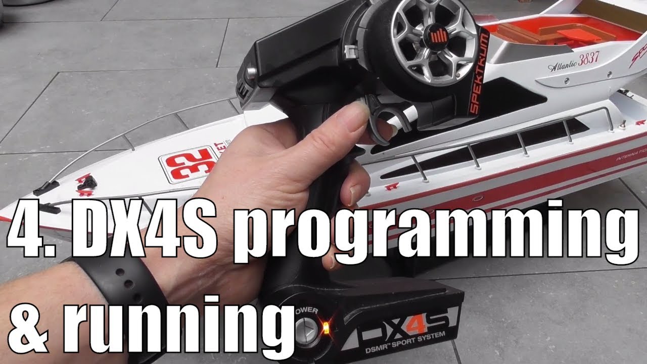 Upgrading Heng Long Atlantic Yacht 4: programming DX4S & running