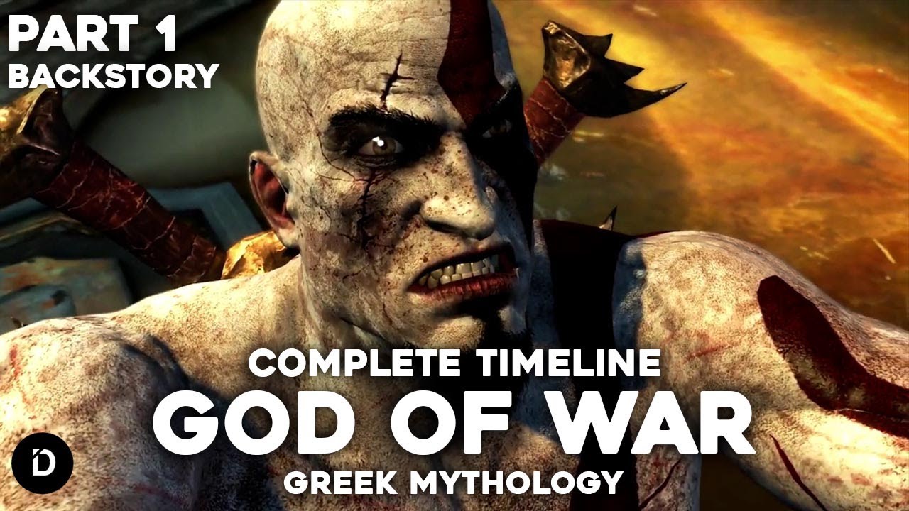 Asal Mula Kulit Pucat Kratos | PLOT GOD OF WAR GREEK MYTHOLOGY COMPLETE TIMELINE [1/7] - Backstory