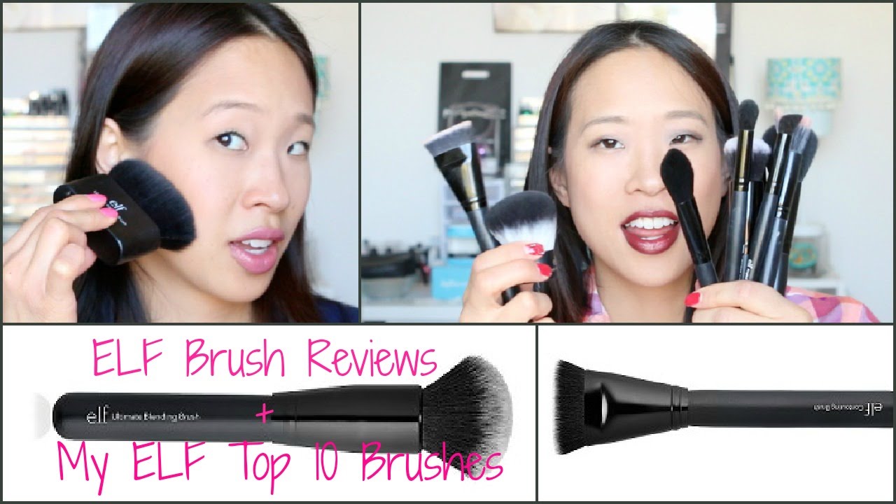 ELF Brushes Reviews + My 10 Top