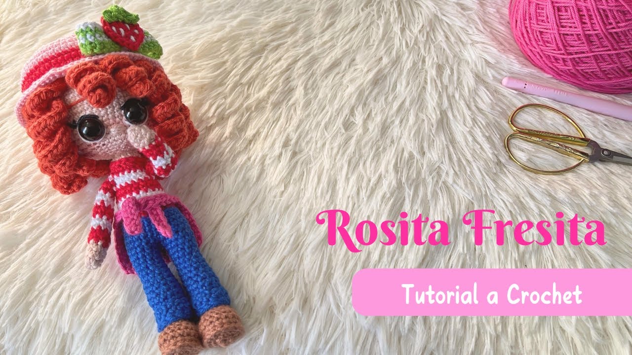 🍓Rosita Fresita 2003🍓| Amigurumi Tutorial| Parte 1| Subtitulado| Mundo Crochet
