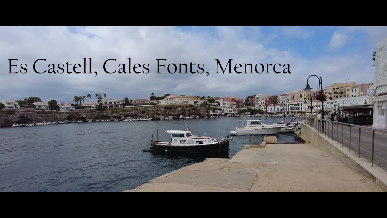 Es Castell harbour, Menorca, Balearics plus Artiem Carlos Hotel