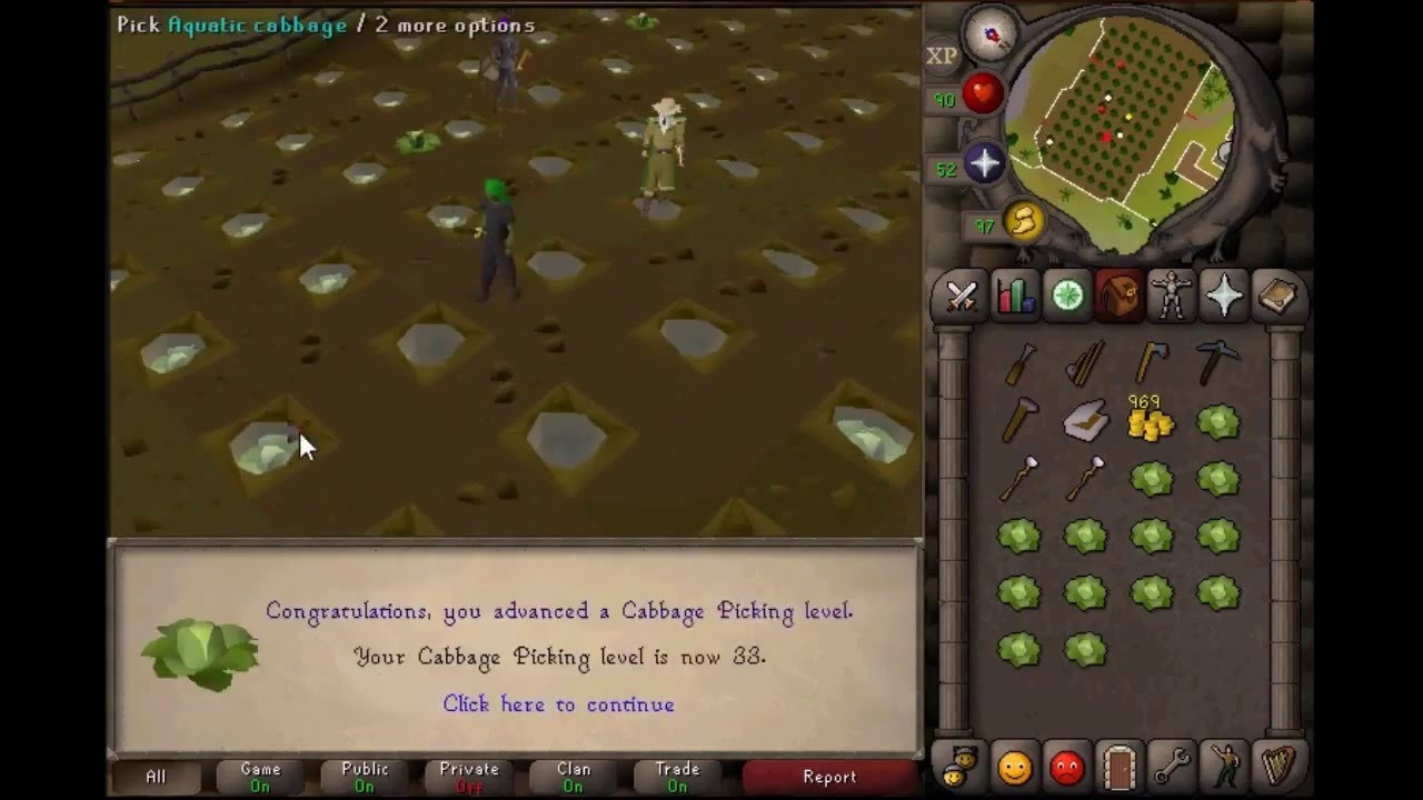 How to get 120 Cabbage Cape - April Fool's Event Osrs2007