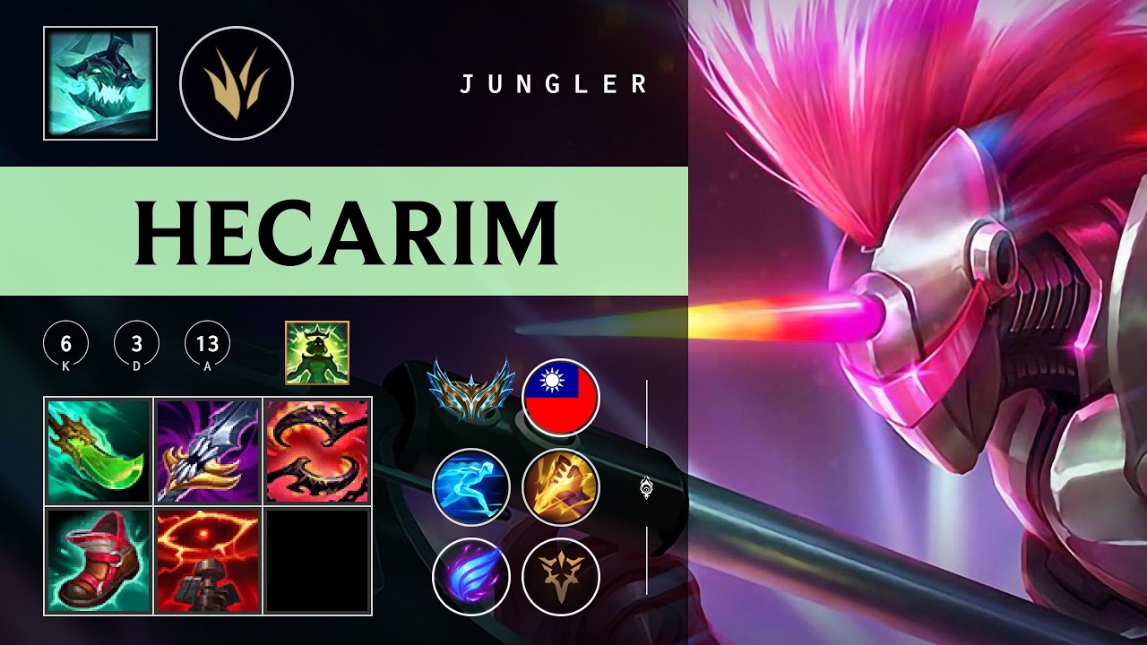 Hecarim Jungle vs Lillia - TW Challenger Patch 26.05