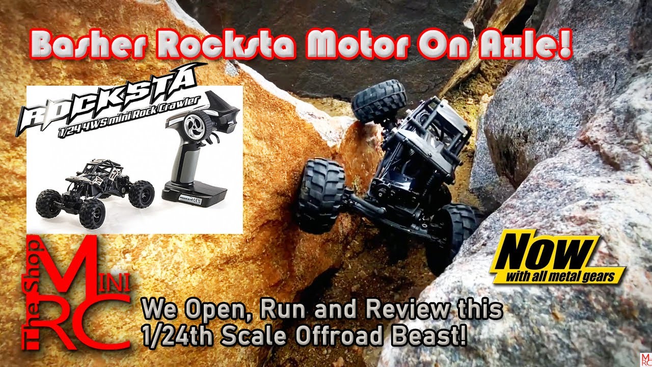 Basher Rocksta MOA 1/24th Scale Crawler. Motor On Axle is just too damn cool!