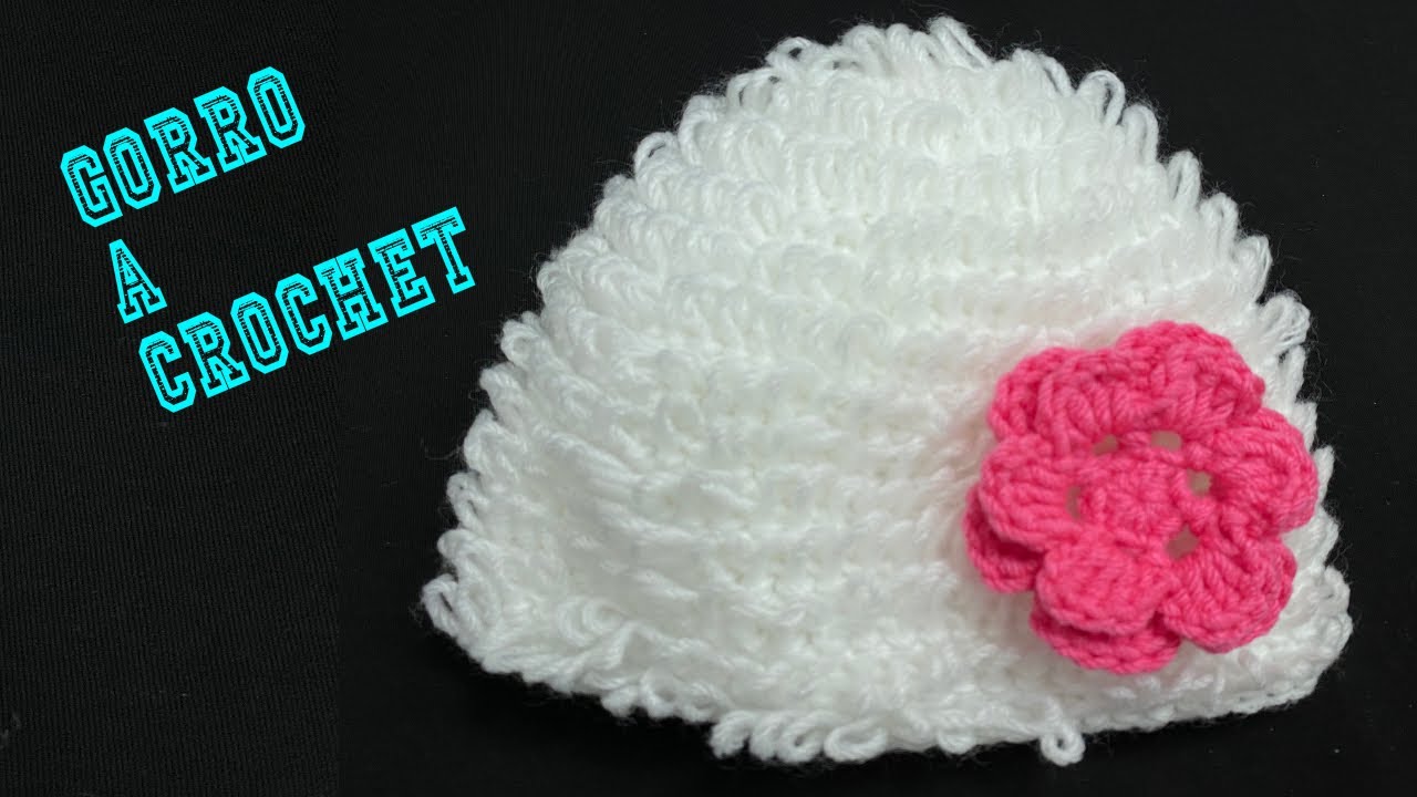 PASO A PASO PARA TEJER GORRO A CROCHET