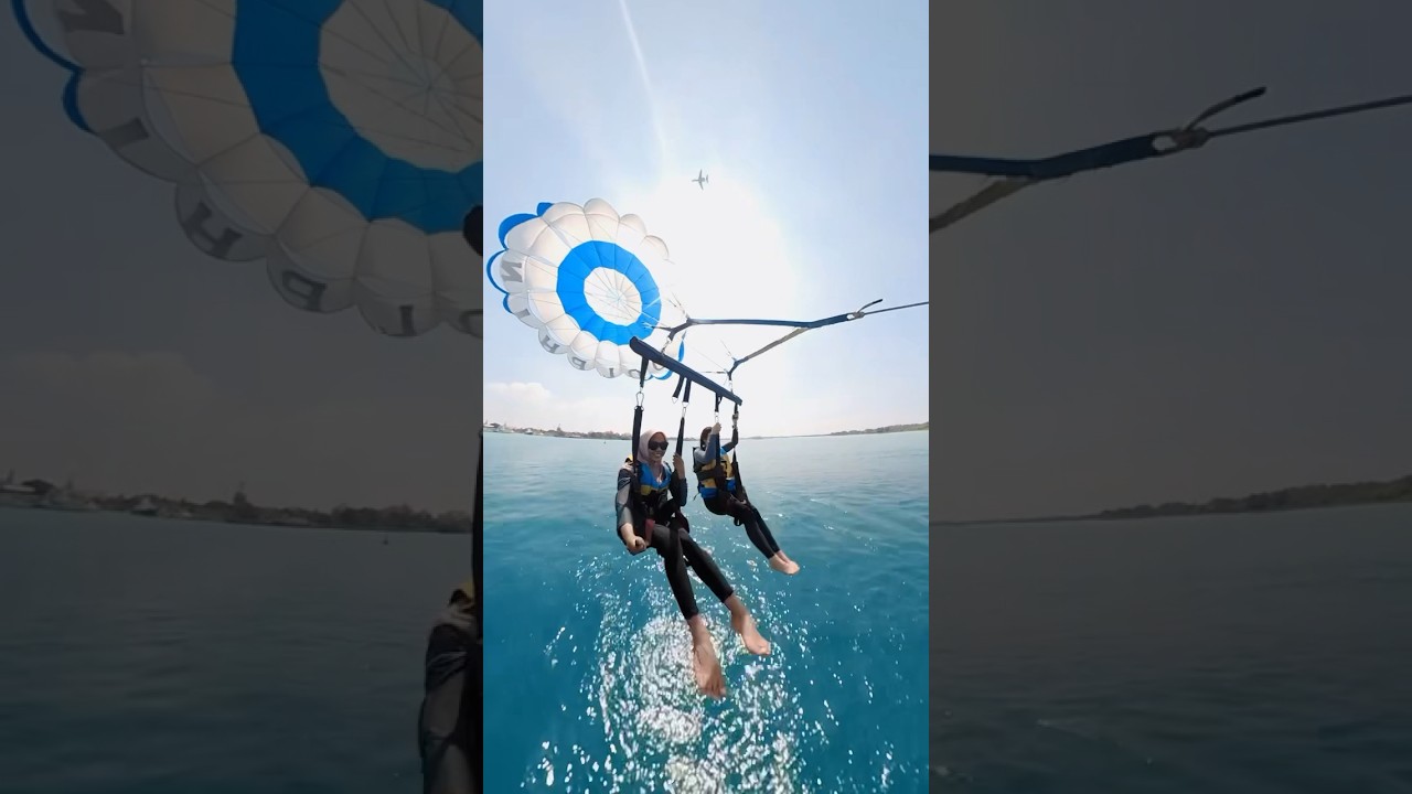 parasailing di tanjung benoa Bali