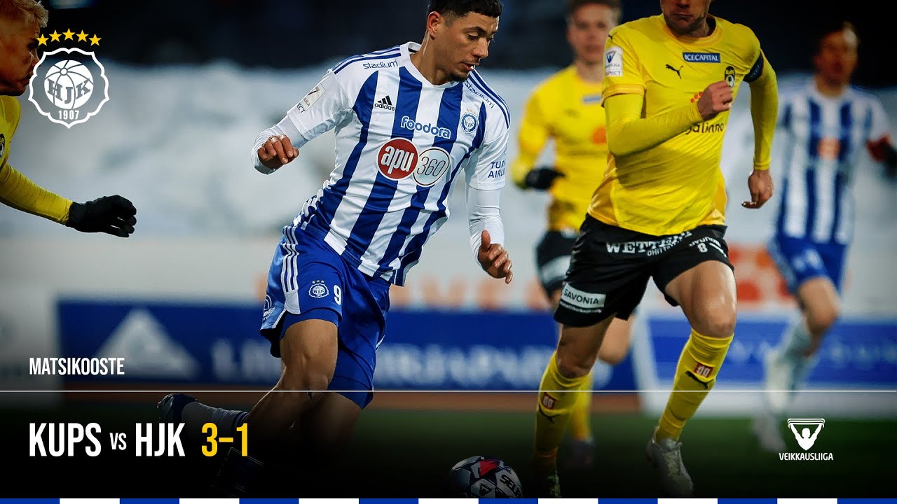 KuPS - HJK 3-1 - Veikkausliiga