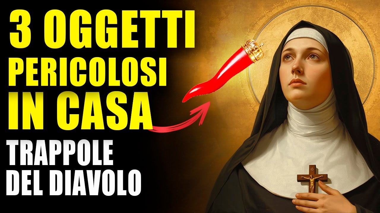 SANTA TERESA CI AVVERTE: NON TENERE QUESTI 3 OGGETTI IN CASA  POTREBBERO ESSERE TRAPPOLE DEL DEMONIO