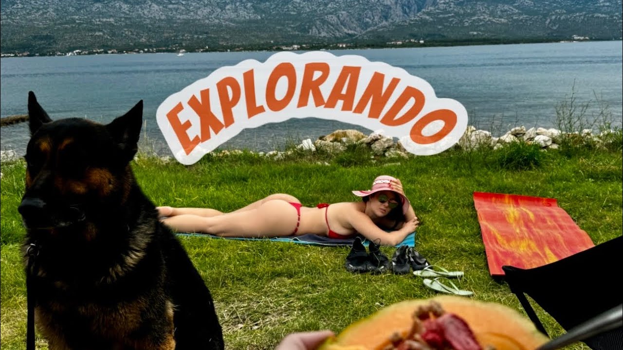 TUDO POR VIEWS E LIKES | Vanlife Real de kombi motorhome em Jazz Beach, Montenegro | EUROTRIP Ep397