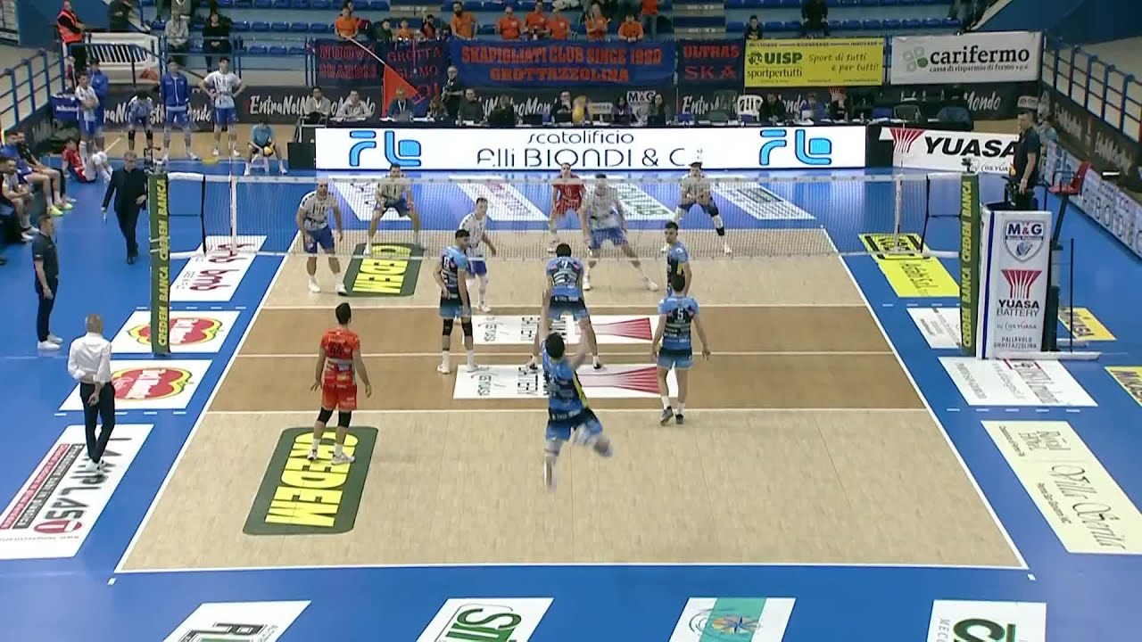 Yuasa Battery Grottazzolina vs. Vero Volley Monza - Superlega Credem Banca VBTV Match Highlight